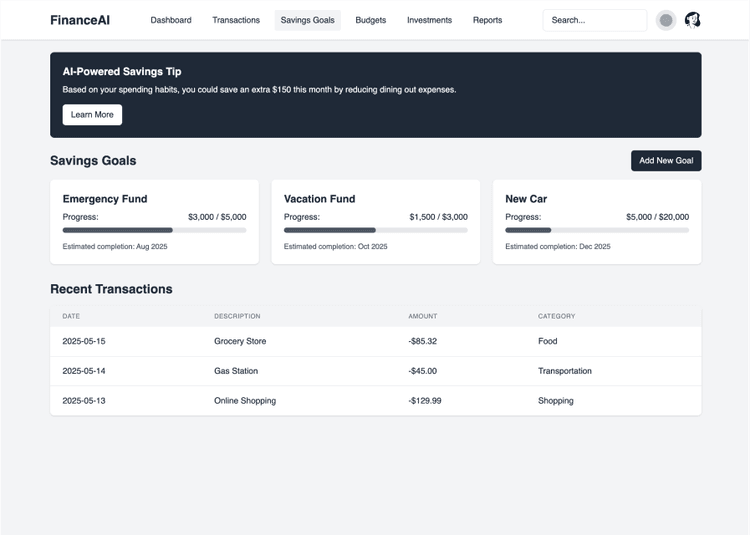 Finance Dashboard