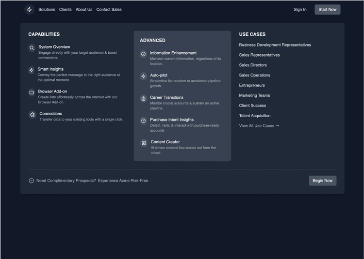 Screen Selector